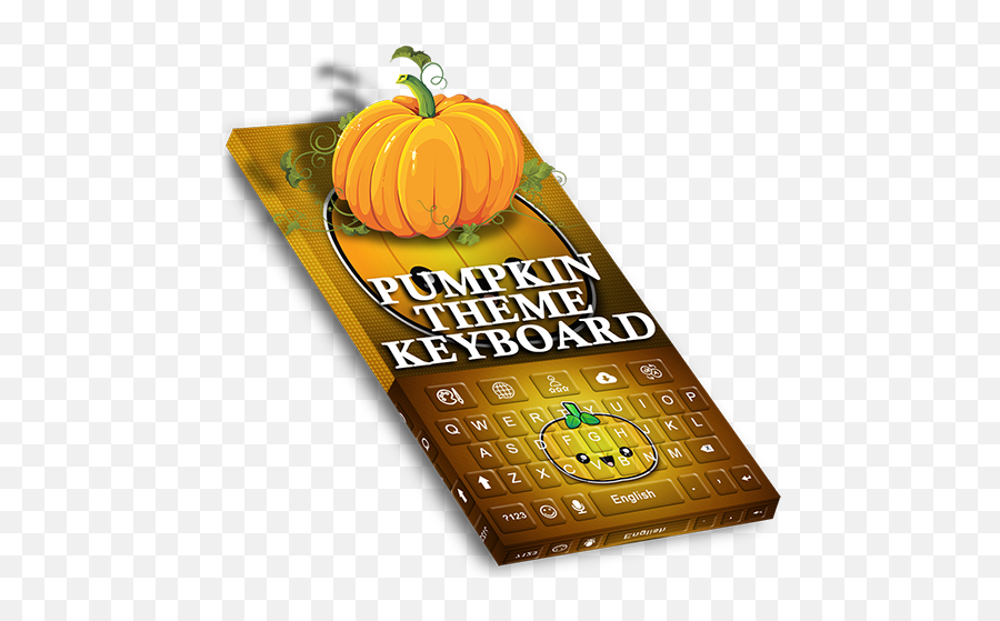 Pumpkin Keyboard Theme - Pumpkin Emoji,Where Is The Pumpkin Emoji On The Keyboard