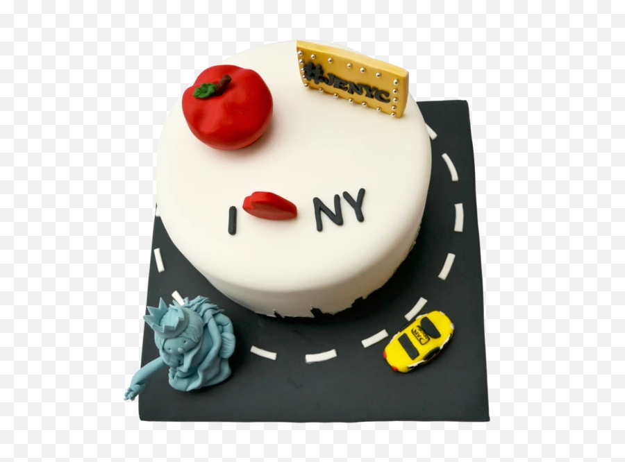 Nyc Cake U2013 Sugar Street Boutique - Birthday Cake Emoji,Emoji Statue Of Liberty And Newspaper