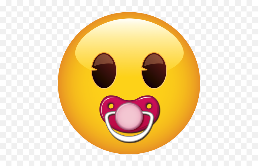 Emoji - Smiley,Pacifier Emoji