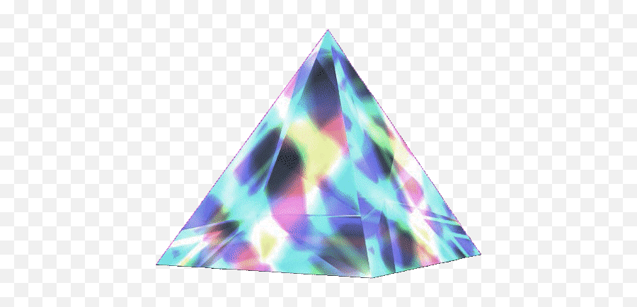 Acute Triangles Stickers For Android - Pyramid Gif Png Emoji,Illuminati Triangle Emoji