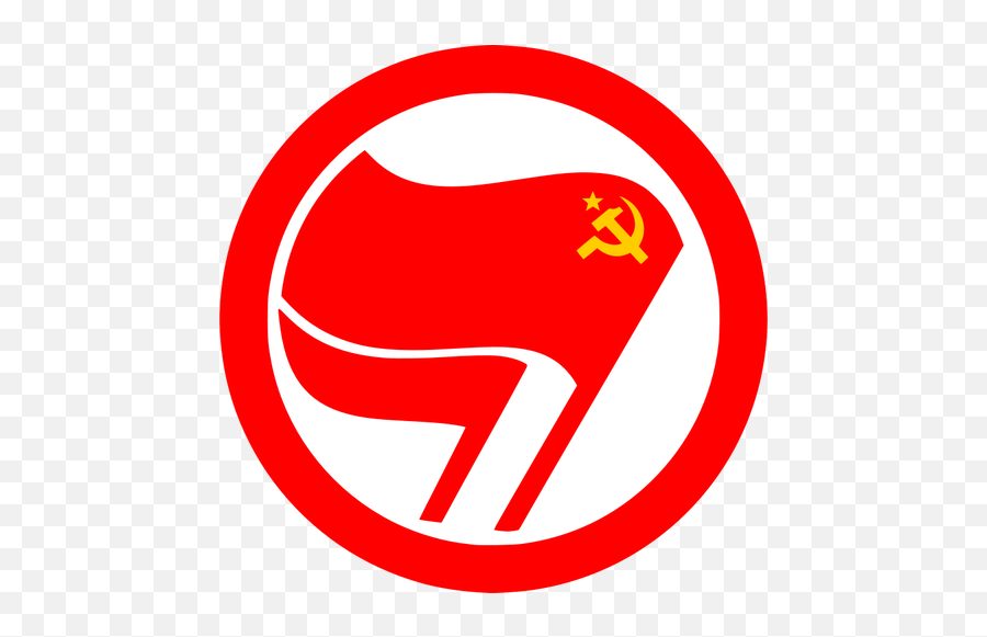 Antifaschistische Kommunistischen Roten Aktionssymbol - Anti Fascist Communist Emoji,Communist Emoji