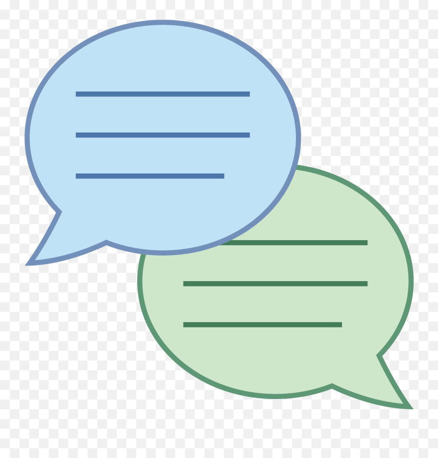 Communication Vector Bubble Conversation Transparent U0026 Png - Circle Emoji,Conversation Emoji