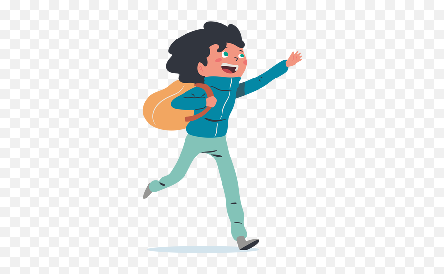 Happy Boy Student Character - Illustration Emoji,Letter And Boy Emoji