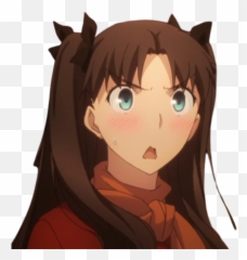 Embarrassedtohsaka - Discord Emoji Aesthetic Rin Tohsaka Pfp,Beans Emoji