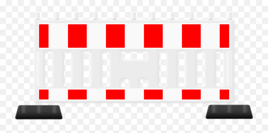 German Roadworks Barrier Clipart Free Download Transparent - Road Barrier Clipart Png Hd Emoji,Traffic Cone Emoji