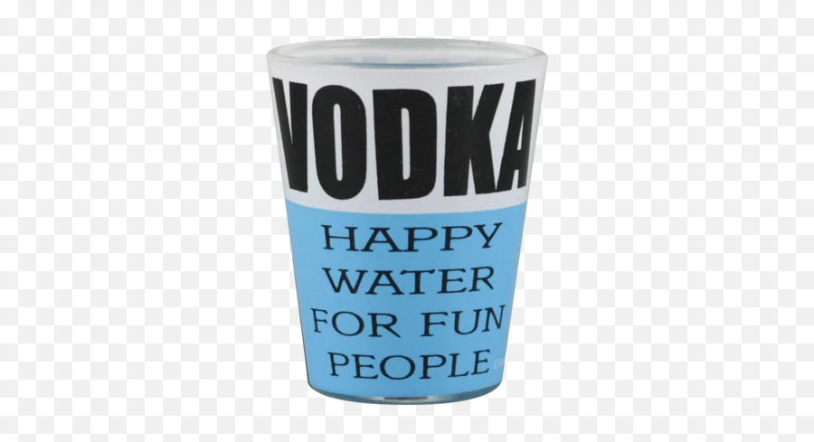 Vodka Happy Water Shot Glass - Cup Emoji,Shot Glass Emoji