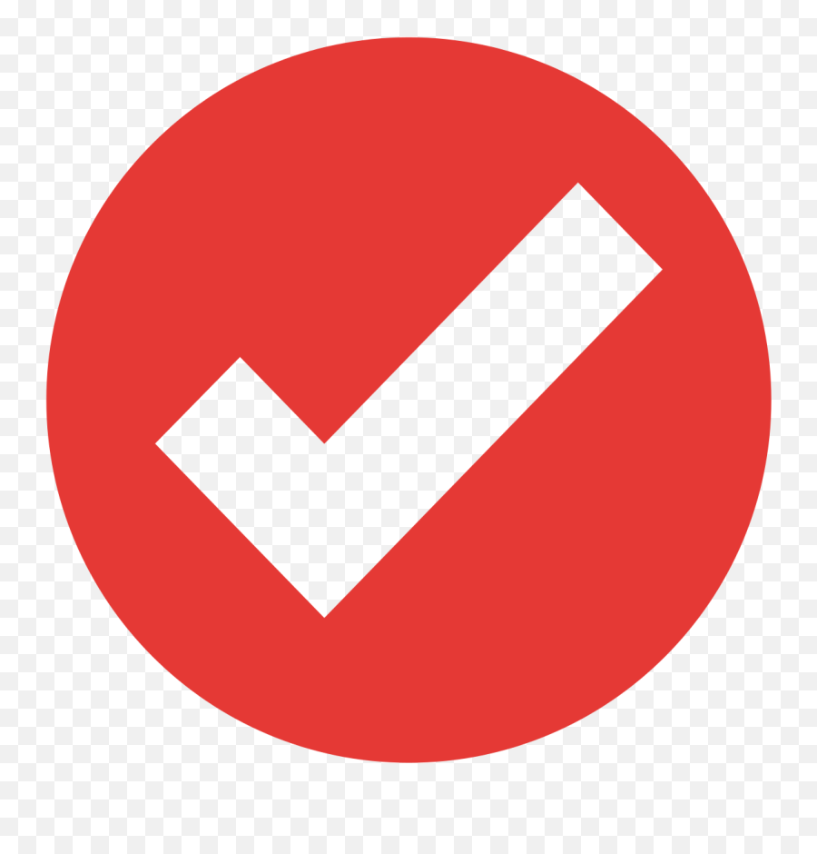 Eo Circle Red Checkmark - Green Checkmark Emoji,Red Check Mark Emoji