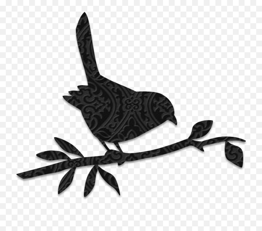 Baby Bird Black And White Png Clipart - Bird Wall Art Emoji,White Bird Emoji