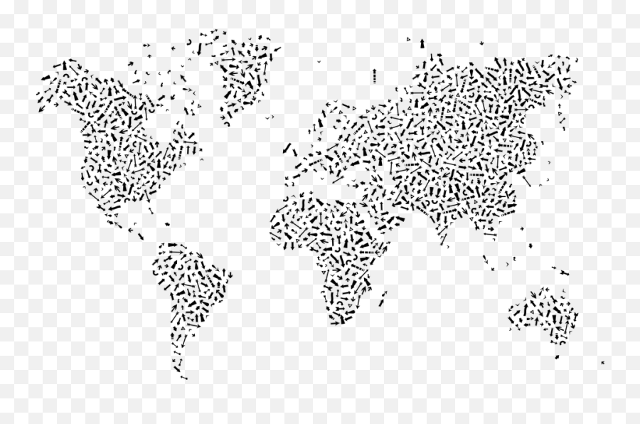 World Map Earth - World Map Emoji,Emojie Worl D