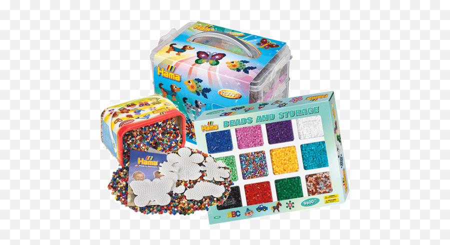 Hama Beads And Storage 9600 Beads Alsndooscom - Bead Emoji,Clam Shell Emoji