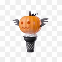 Halloween Pumpkin Icecream Png Emoji Image,Halloween