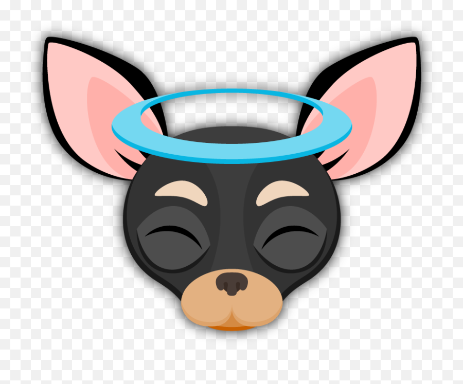 Black Tan Chihuahua Emoji Stickers For - Dog,Emoji Heaven On Earth