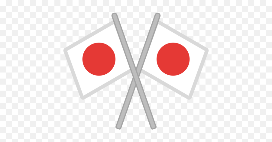 Crossed Flags Emoji - Emoji Drapeau Japonais,Emoji Flags