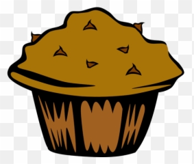 Vector Image Of Chocolate Muffin - Muffin Clip Art Emoji,Emoji Ice Cream Cake