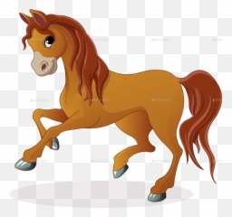 Horse Cartoon Character - Png Clipart Emoji