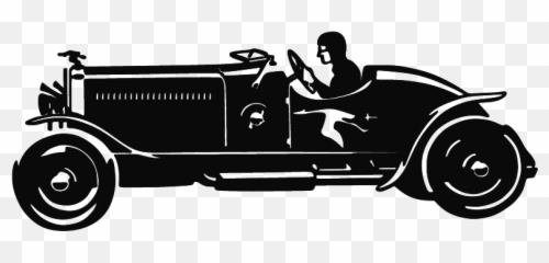 Vintage Car Jeep Silhouette - Classic Car Silhouette Png Emoji,Jeep Emoticon