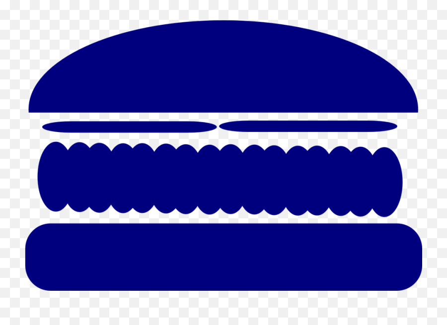 Hamburger Burger Fast Food - Burger Silhouette Emoji,Emoji Eating Pizza
