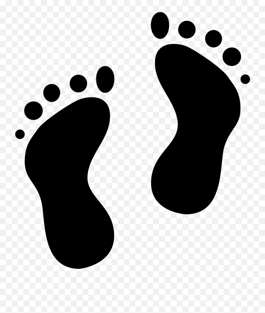 Footprints Clipart Svg Footprints Svg - Hang Ten Emoji,Footsteps Emoji
