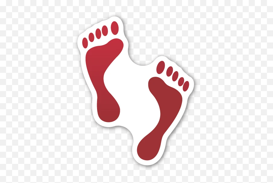 Emoji Foot File Journal Edmonton - Footprints Emoji,Feet Emoji