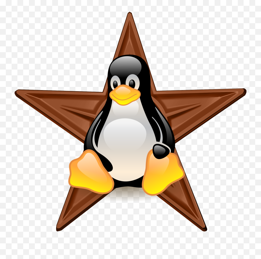Linux Barnstar Hires - Linux Emoji,Hi Res Emoji