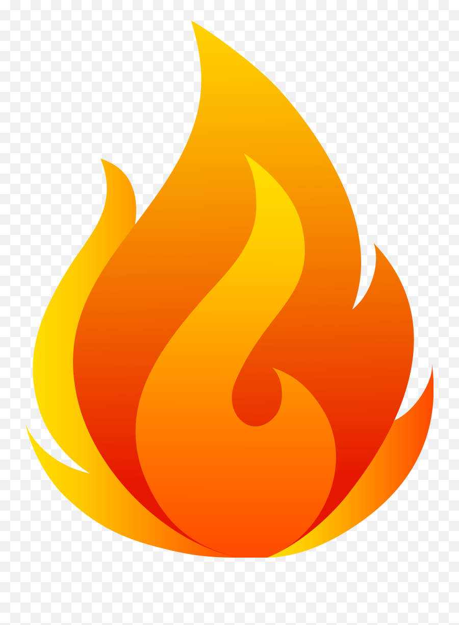 Cool Flame Fire - Transparent Background Fire Logo Png Emoji,Flaming Emoji