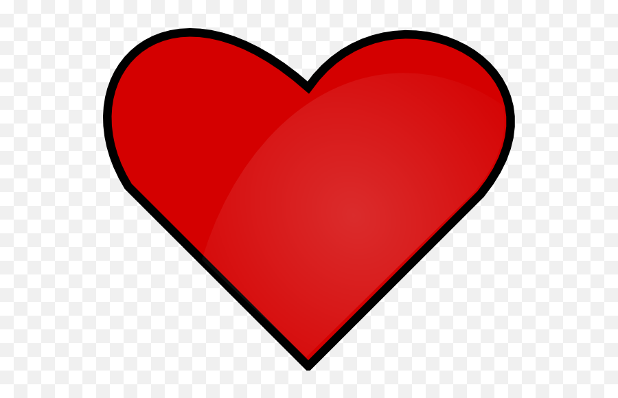 Heart Cartoon Clipart - Transparent Background Heart Clipart Emoji,Heart Beat Emoji