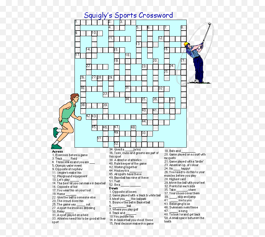 Sports Crossword Puzzle - Sports Crossword Emoji,Emoji Level 42 Answer