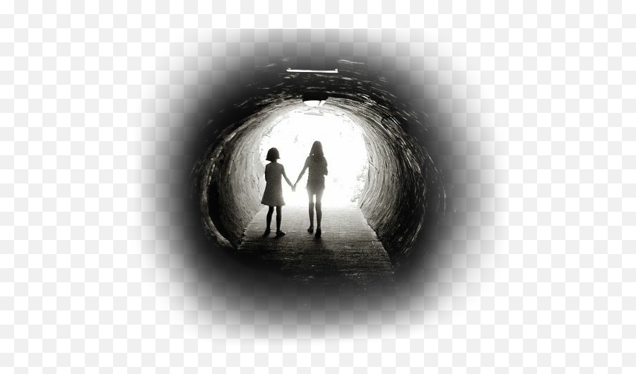 Tunnel Blackandwhite Childrens - Black And White Emoji,Tunnel Emoji