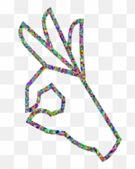 Ok Hand Sign - Clipart Emoji