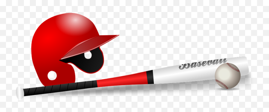 Free Baseball Sports Vectors - Baseball Ball Bat And Cap Emoji,Baseball Bat Emoticon