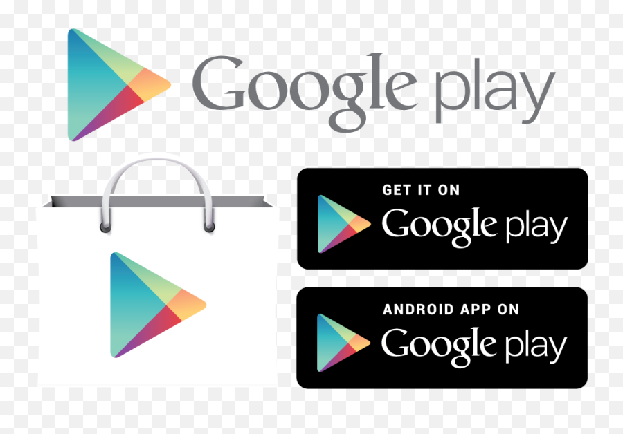 Google Play Button Png Google Play Button Png Transparent - Google Play App Store Badge Logo Emoji,Play Button Emoji
