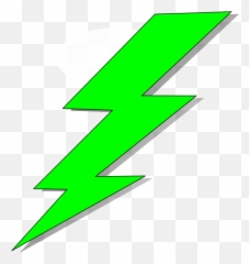 Lightning Clipart Green Lightning - Lime Green Lightning Bolt Emoji,Lightening Emoji