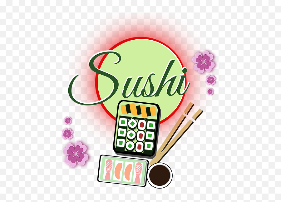 Sushi Food Restaurant - Illustration Emoji,Japanese Text Emojis