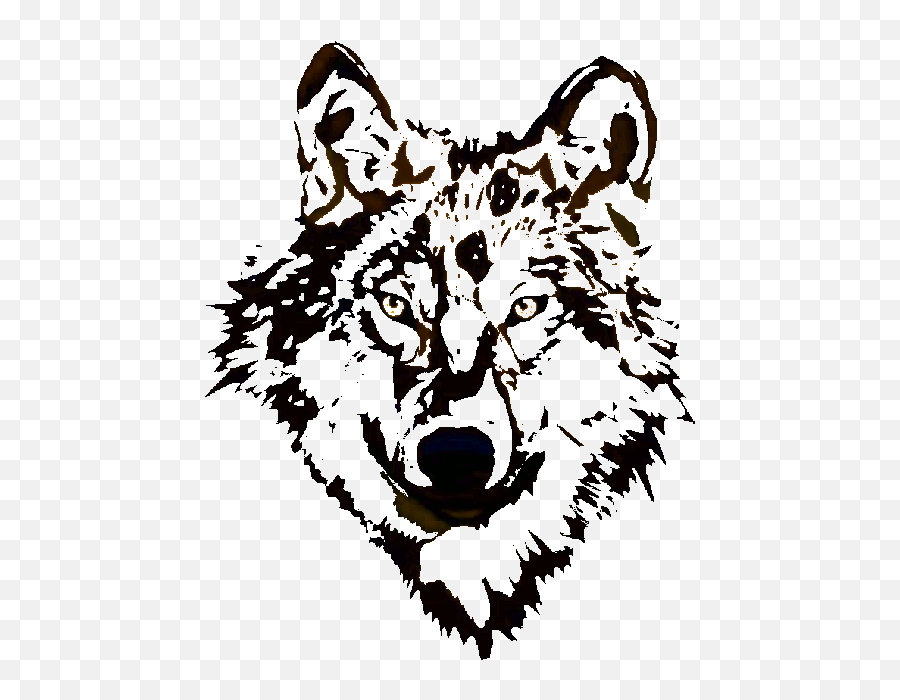 Wolves Clipart Face Wolves Face - Wolf Face Logo Design Emoji,Werewolf Emoji