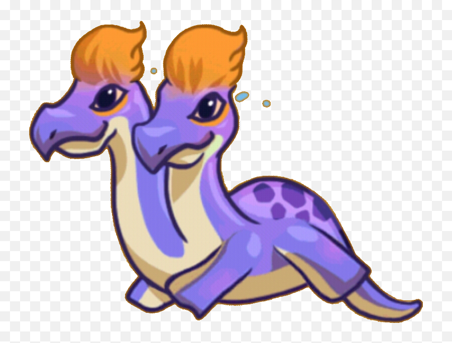 Smelly Two - Headed Dragon Clipart Full Size Clipart Cartoon 2 Headed Dragon Emoji,Smelly Emoji