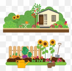 Clipart Home Garden Transparent - Art Emoji