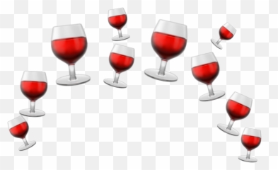 Crown Wine Crown Red Emoji Sticker - Wine Glass,Glass Of Wine Emoji