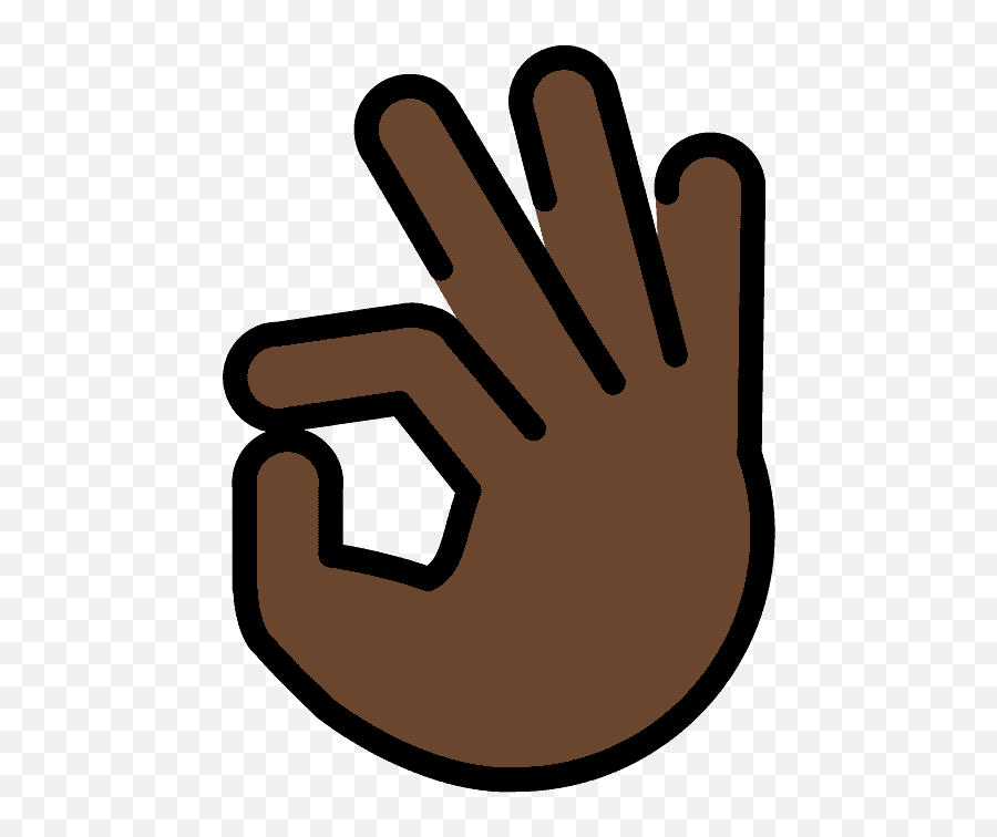 Ok Hand Emoji Clipart - Ok Hand Clipart,Okay Hand Emoji