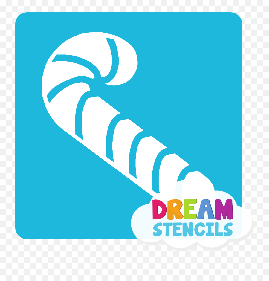 Candy Cane Glitter Tattoo Stencil - Hp 5pc Pack Horizontal Emoji,Candy Cane Emoji