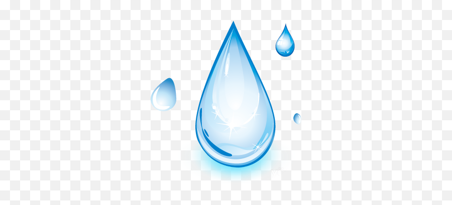 Drop Distilled Water Light - Cartoon Water Drops Png Water Drop Light Emoji,Water Drops Emoji