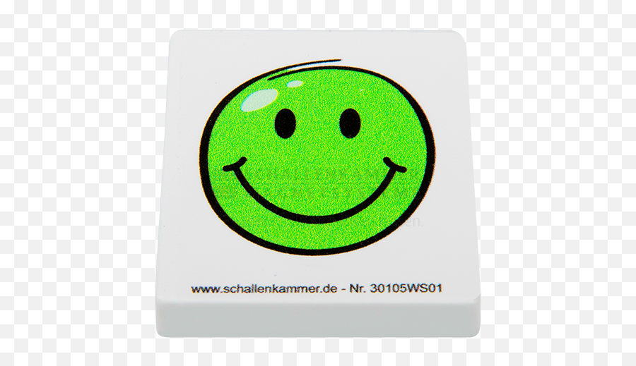 Organisationsmagnet Weiß Bedruckt Mit Symbol Smiley Lachend - Happy Emoji,B Emoticon