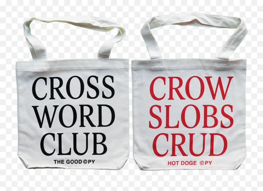 Crossword Club Tote Bag - For Teen Emoji,Emoji Book Bags