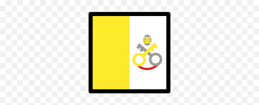 Vatican City Emoji - Bandera Ciudad El Vaticano,City Emojis