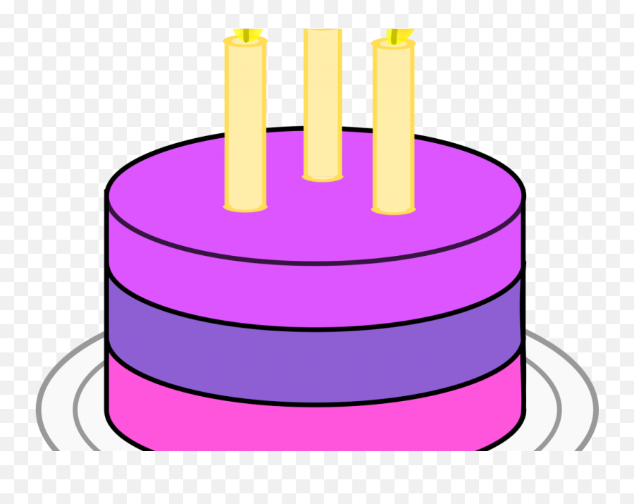 Amazing Birthday Cake Clip Art Slice - Simple Cake Art Emoji,Emoji Birthday Candles