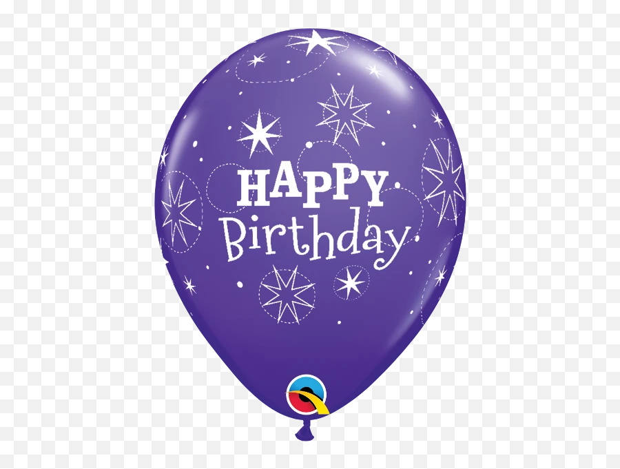 11 Inch Birthday Sparkle Purple Violet Balloons - Hotty Toddy Emoji,Oktoberfest In Emoji