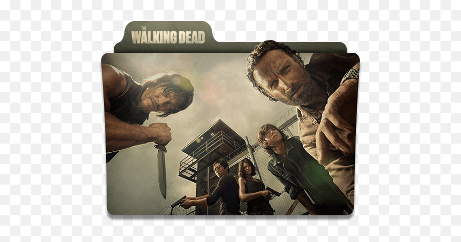 The Walking Dead Folder Icon Season 4 - Walking Dead Season 4 Folder Icon Emoji,Walking Dead Emoji Download