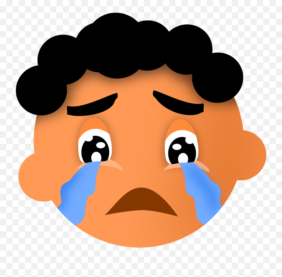 Child Tears Cry - For Adult Emoji,Tearful Emoji