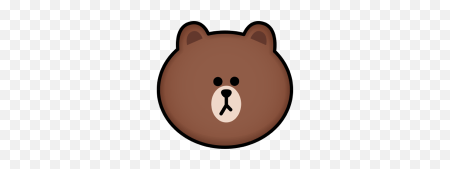 Brown Cony Emoji Stickers - Brown Sticker Line Friends,Brown Emoji