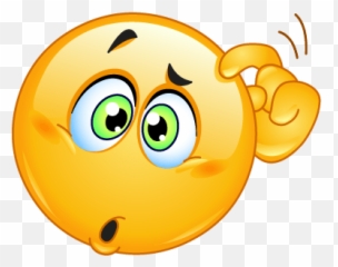 Emoticon Thinking Transparent Png - Emoji