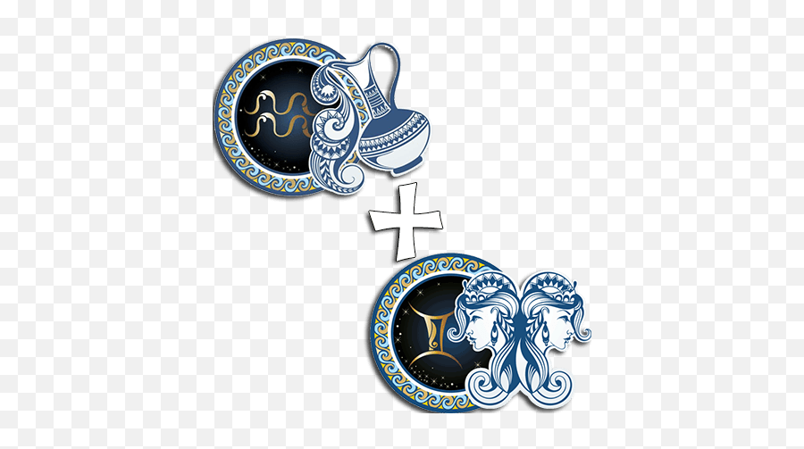 Transparent Background Gemini Symbol - Scorpio And Aquarius Clipart Emoji,Gemini Symbol Emoji
